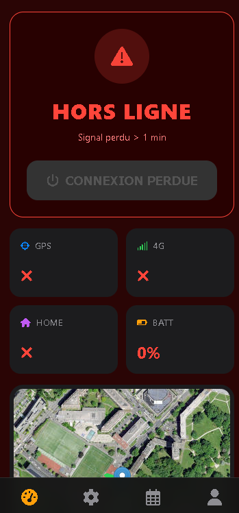 Application IronGuard Dashboard
