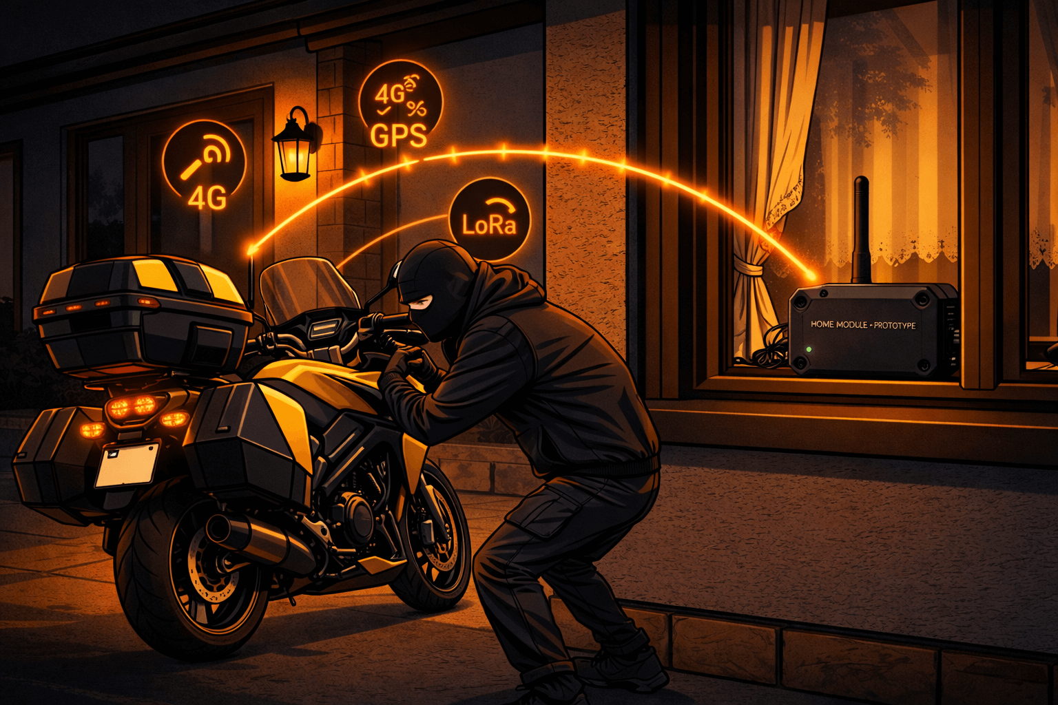 Architecture Réseau IronGuard LoRa et 4G